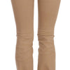 Just Cavalli Chic Brown Mid Waist Skinny Trousers