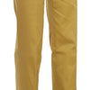 Just Cavalli Mustard Mid Waist Tailored Cotton Pants