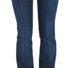 Just Cavalli Chic Blue Washed Boot Cut Denim Pants