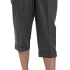 Dolce & Gabbana Elegant Gray Wool-Cashmere Pleated Trousers