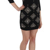 John Richmond Chic Sequined Mini Sheath Dress