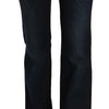 Just Cavalli Chic Mid Waist Straight Denim Pants