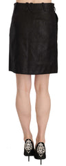 Elegant High Waist A-Line Mini Skirt