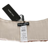 Dolce & Gabbana Elegant Beige Lambskin Scarf for Women