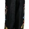 Dolce & Gabbana Elegant High Waist Wide Leg Floral Pants