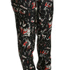 Dolce & Gabbana Sleek Silk Slim-Fit Mid-Waist Pants