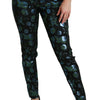 Dolce & Gabbana Floral High Waist Skinny Trousers