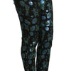 Dolce & Gabbana Floral High Waist Skinny Trousers