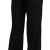 Dolce & Gabbana Elegant High Waist Flared Cashmere Pants