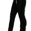 Dolce & Gabbana Elegant High Waist Wool Blend Pants