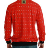 Dolce & Gabbana Elegant Red Crystal-Embellished Pullover Sweater