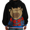 Dolce & Gabbana Elegant Hooded Pullover With Regal Motif