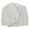 Costume National Elegant White Wool Blend Beanie Hat