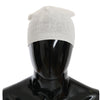 Costume National Elegant White Wool Blend Beanie Hat