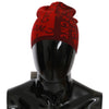 Costume National Chic Red Beanie Wool Blend