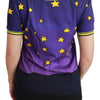 Dolce & Gabbana Elegant Crewneck Motive Tee in Purple