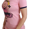 Dolce & Gabbana Pink Crewneck Year of the Pig T-Shirt