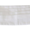 Dolce & Gabbana Elegant Silk White Cummerbund