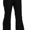 Dolce & Gabbana Chic High Waist Flared Cropped Pants