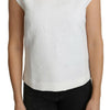 Dolce & Gabbana Elegant White Cotton Blend Blouse