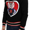 Dolce & Gabbana Elegant Black Cashmere Crew Neck Sweater