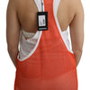 Dsquared² Elegant Sleeveless Cotton Tank in Orange