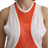 Dsquared² Elegant Sleeveless Cotton Tank in Orange