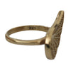 Nialaya Elegant Gold-Crystal Embellished Ring