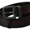 Dolce & Gabbana Elegant Leather Belt in Classic Brown