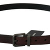 Dolce & Gabbana Elegant Leather Belt in Classic Brown