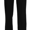 BENCIVENGA Elegant Black High Waist Straight Pants