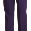 BENCIVENGA Elegant High Waist Violet Straight Pants