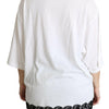 Dolce & Gabbana Elegant White Cotton Blend T-Shirt