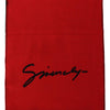 Givenchy Elegant Red Wool Blend Unisex Scarf