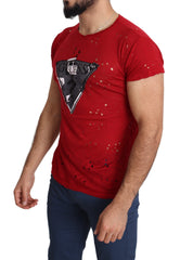 Radiant Red Cotton Tee Perfect For Everyday Style