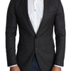 Dolce & Gabbana Elegant Black Virgin Wool Martini Blazer