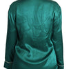 Dolce & Gabbana Elegant Silk Pajama Lounge Shirt