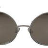 Dolce & Gabbana Chic Silver Grey Lens Sunglasses for Women