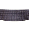 Dolce & Gabbana Elegant Black Silk Polka Dot Cummerbund