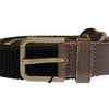 Dolce & Gabbana Elegant Leather-Cotton Fusion Men's Belt