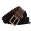 Dolce & Gabbana Elegant Leather-Cotton Fusion Men's Belt