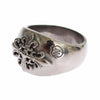 Nialaya Sterling Silver Rhodium Men's Statement Ring