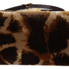 Dolce & Gabbana Elegant Giraffe Pattern Welcome Bag with Gold Accents