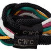 Costume National Chic Multicolor Twisted Rope Belt