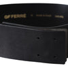 GF Ferre Elegant Solid Black Leather Belt