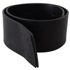 GF Ferre Elegant Solid Black Leather Belt