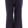 Andrea Incontri Chic Cropped Blue Pants - Exquisite Craftsmanship