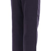 Andrea Incontri Chic Cropped Blue Pants - Exquisite Craftsmanship