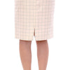 Andrea Incontri Elegant White Pencil Skirt - Chic and Sophisticated