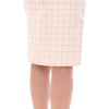 Andrea Incontri Elegant White Pencil Skirt - Chic and Sophisticated